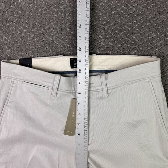 NWT J.CREW 484 Slim Stretch Pants Chino Men's 28 x 32 Measures 30 x 32 Beige - Picture 11 of 14